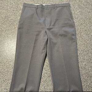 Vintage Comfort Action Pants Mens 40x30 Grey Dress Slacks All Seasons Made USA